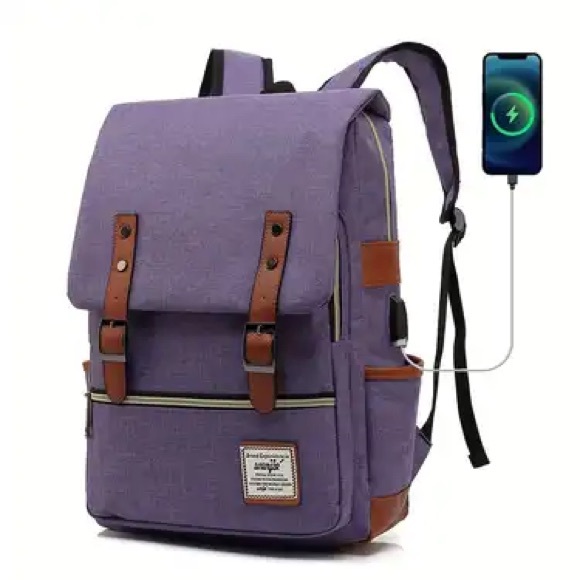 WENJIE Handbags - 💜WENJIE Laptop Backpack